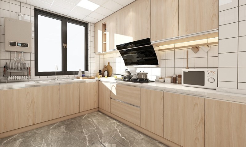 櫥柜餐邊柜定制簡約廚房